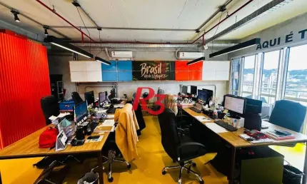 Sala à venda, 44 m² por r$ 380.000,00 - encruzilhada - santos/sp