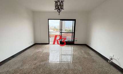Apartamento com 3 dormitórios para alugar, 110 m² por R$ 4.500,00/mês - Boqueirão - Santos/SP