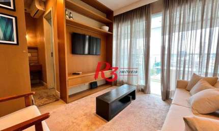 Apartamento com 1 dormitório à venda, 50 m² por R$ 635.000,00 - Ponta da Praia - Santos/SP