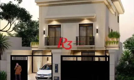 Sobrado triplex à venda/lançamento no Boqueirão - Santos/SP