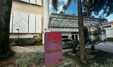 Apartamento com 1 dormitório para alugar, 47 m² por R$ 4.300,00/mês - Boqueirão - Santos/SP