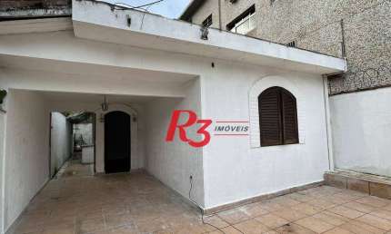 Casa com 2 dormitórios para alugar, 114 m² por R$ 3.700,02/mês - Marapé - Santos/SP