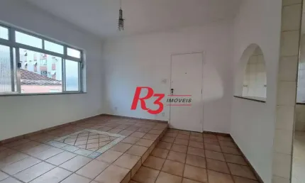 Apartamento com 2 dormitórios à venda, 60 m² por R$ 399.000,00 - Pompéia - Santos/SP
