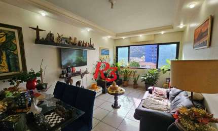 Apartamento com 2 dormitórios à venda, 100 m² por R$ 620.000,00 - Campo Grande - Santos/SP