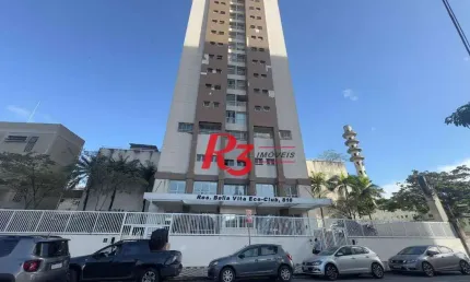 Apartamento com 2 dormitórios à venda, 69 m² por R$ 770.000,00 - Encruzilhada - Santos/SP