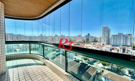 Apartamento com 2 dormitórios à venda, 125 m² por R$ 890.000,00 - Embaré - Santos/SP
