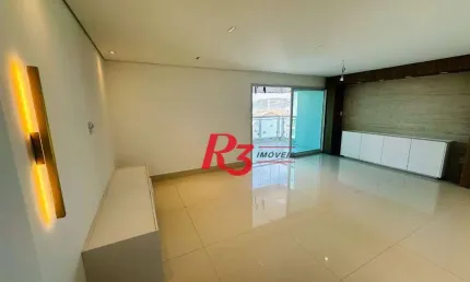 Apartamento com 3 dormitórios para alugar, 166 m² por R$ 18.400,00/mês - Ponta da Praia - Santos/SP