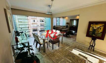 Apartamento com 4 dormitórios à venda, 184 m² por R$ 980.000,00 - Ponta da Praia - Santos/SP