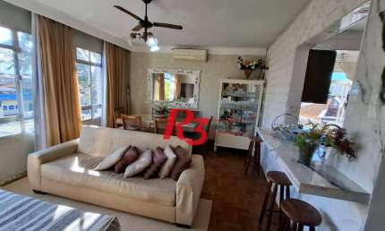Apartamento com 3 dormitórios à venda, 84 m² por R$ 285.000,00 - Centro - São Vicente/SP