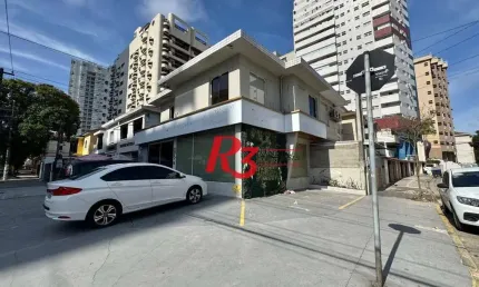 Sobrado com 3 dormitórios para alugar, 200 m² por R$ 16.550,00/mês - Gonzaga - Santos/SP