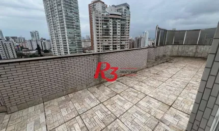 Cobertura com 3 dormitórios à venda, 422 m² por R$ 1.750.000,00 - Ponta da Praia - Santos/SP