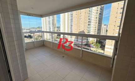 Apartamento com 3 dormitórios para alugar, 92 m² por R$ 5.300,00/mês - Ponta da Praia - Santos/SP
