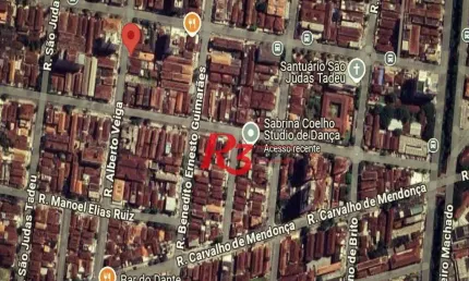 Terreno à venda, 270 m² por R$ 400.000,00 - Marapé - Santos/SP