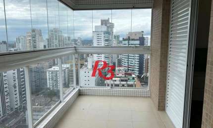 Apartamento com 3 suítes à venda, 207 m² por R$ 3.500.000 - Gonzaga - Santos/SP