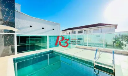 Casa com 3 dormitórios à venda, 176 m² por R$ 1.600.000,00 - Boqueirão - Santos/SP