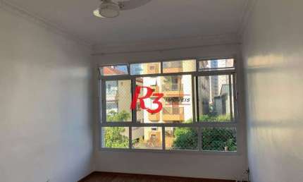 Apartamento com 3 dormitórios para alugar, 89 m² por R$ 3.900,02/mês - Boqueirão - Santos/SP