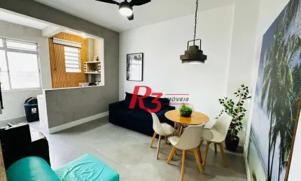 Oportunidade para locação na orla da Ponta da Praia, 100% mobiliado e equipado, uma graça!
