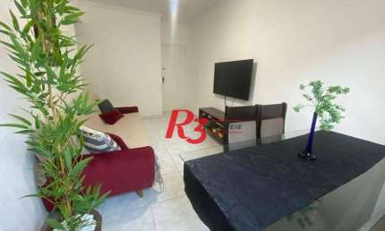 Apartamento com 1 dormitório à venda, 52 m² por R$ 339.990,00 - Marapé - Santos/SP