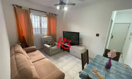 Apartamento com 1 dormitório à venda, 48 m² por R$ 300.000,00 - Campo Grande - Santos/SP