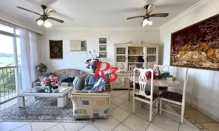 Apartamento com 3 dormitórios à venda, 118 m² por R$ 1.500.000,00 - Boqueirão - Santos/SP