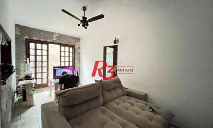 Apartamento com 2 dormitórios à venda, 67 m² por R$ 373.000,00 - Campo Grande - Santos/SP