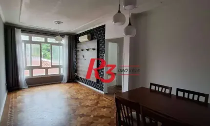 Apartamento com 2 dormitórios à venda, 76 m² por R$ 375.000,00 - Encruzilhada - Santos/SP