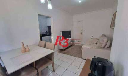 Apartamento com 1 dormitório à venda, 57 m² por R$ 329.000,00 - Marapé - Santos/SP