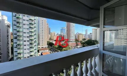 Apartamento com 4 dormitórios à venda, 332 m² por r$ 3.000.000,00 - boqueirão - santos/sp