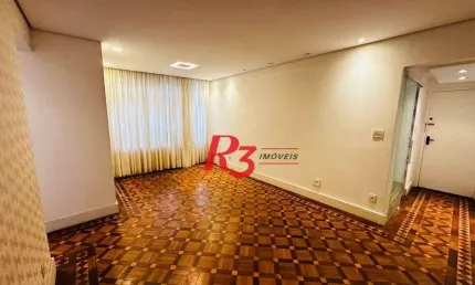 Apartamento com 2 dormitórios à venda, 96 m² por R$ 510.000,00 - Embaré - Santos/SP