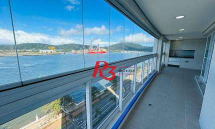 Apartamento com 3 dormitórios, 189 m² - venda por R$ 2.350.000,00 ou aluguel por R$ 15.000,00/mês - Ponta da Praia - Santos/SP