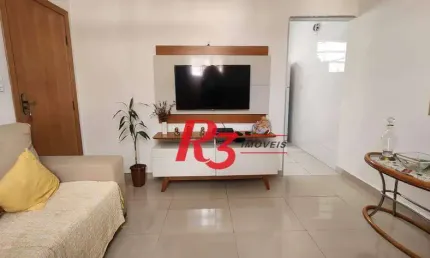 Apartamento com 1 dormitório à venda, 74 m² por R$ 370.000,00 - Embaré - Santos/SP