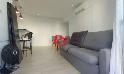 Apartamento com 1 dormitório à venda, 62 m² por R$ 830.000,00 - Ponta da Praia - Santos/SP