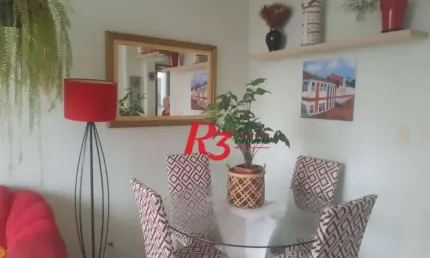 Apartamento com 2 dormitórios à venda, 90 m² por r$ 745.000,00 - gonzaga - santos/sp