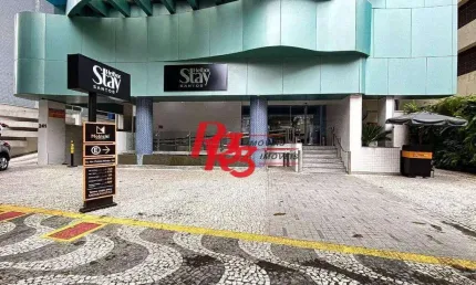 Flat com 1 dormitório à venda, 25 m² por r$ 350.000,00 - gonzaga - santos/sp