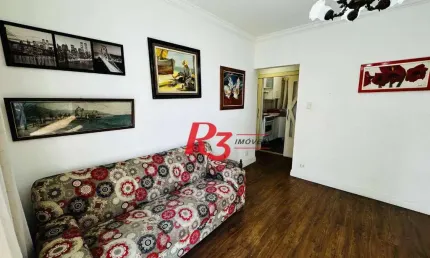 Apartamento para alugar, 95 m² por R$ 5.500,02/mês - Gonzaga - Santos/SP