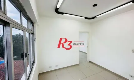 Sala para alugar, 70 m² por R$ 3.000,00/mês - Boqueirão - Santos/SP