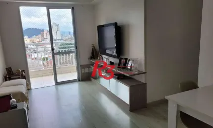 Apartamento com 2 dormitórios à venda, 64 m² por R$ 590.000,00 - Marapé - Santos/SP