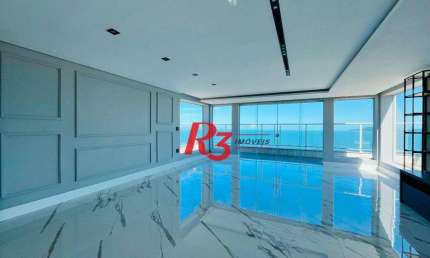 Penthouse com 3 dormitórios, 330 m² - venda por R$ 4.300.000,00 ou aluguel por R$ 18.000,00/mês - Embaré - Santos/SP