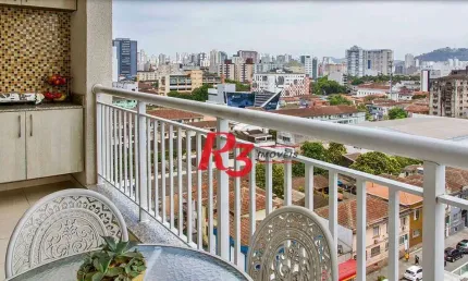 Apartamento com 2 dormitórios à venda, 70 m² por R$ 550.000,00 - Vila Matias - Santos/SP