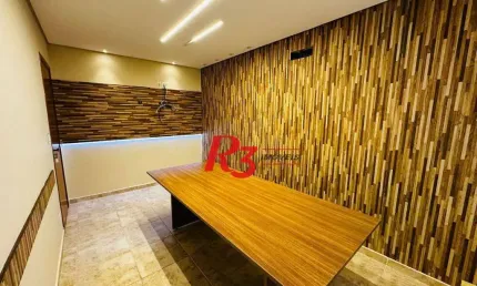 Conjunto para alugar, 120 m² por r$ 4.900,00/mês - boqueirão - santos/sp