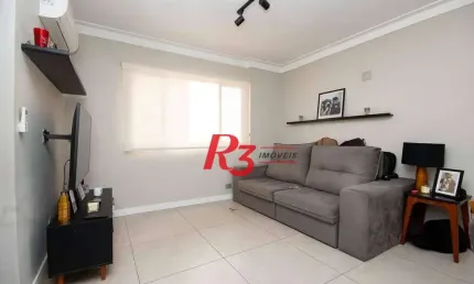 Apartamento com 2 dormitórios à venda, 94 m² por R$ 550.000,00 - Embaré - Santos/SP