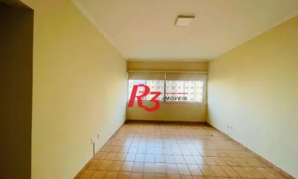 Apartamento com 2 dormitórios para alugar, 95 m² por R$ 3.650,00/mês - Embaré - Santos/SP