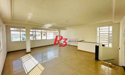 Casa com 3 dormitórios para alugar, 170 m² por R$ 6.800,00/mês - Ponta da Praia - Santos/SP