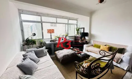 Apartamento com 2 dormitórios à venda, 82 m² por R$ 345.000,00 - José Menino - Santos/SP