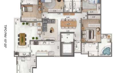Apartamento com 4 dormitórios à venda, 154 m² por R$ 4.231.859,71 - Ponta da Praia - Santos/SP
