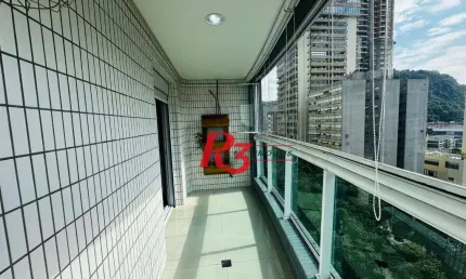 Apartamento com 3 dormitórios à venda, 150 m² por r$ 1.560.000,00 - josé menino - santos/sp