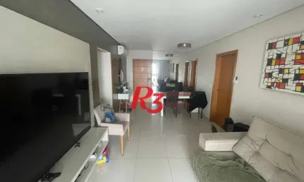 Apartamento com 3 dormitórios à venda, 129 m² por R$ 2.235.000,00 - Aparecida - Santos/SP
