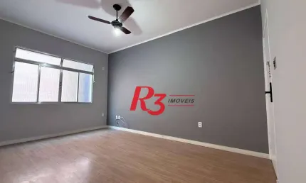 Apartamento com 2 dormitórios para alugar, 75 m² por R$ 3.600,00/mês - Boqueirão - Santos/SP