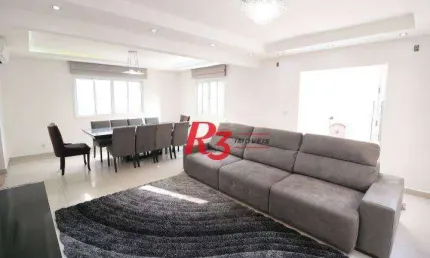 Sobrado com 4 dormitórios à venda, 237 m² por R$ 2.400.000,00 - José Menino - Santos/SP