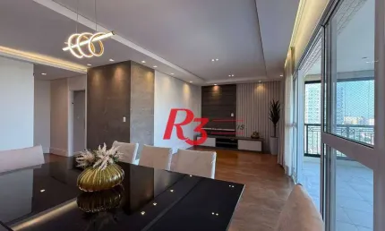 Apartamento com 3 dormitórios, 150 m² - venda por r$ 1.980.000,00 ou aluguel por r$ 13.000,00/mês - embaré - santos/sp